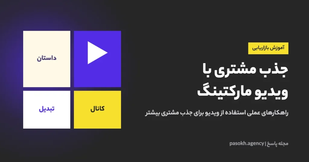 جذب مشتری با ویدیو مارکتینگ — راهکارهای عملی استفاده از ویدیو برای جذب مشتری بیشتر