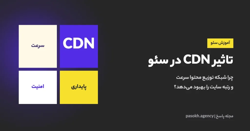 تاثیر CDN در سئو — چرا شبکه توزیع محتوا سرعت و رتبه سایت را بهبود می‌دهد؟