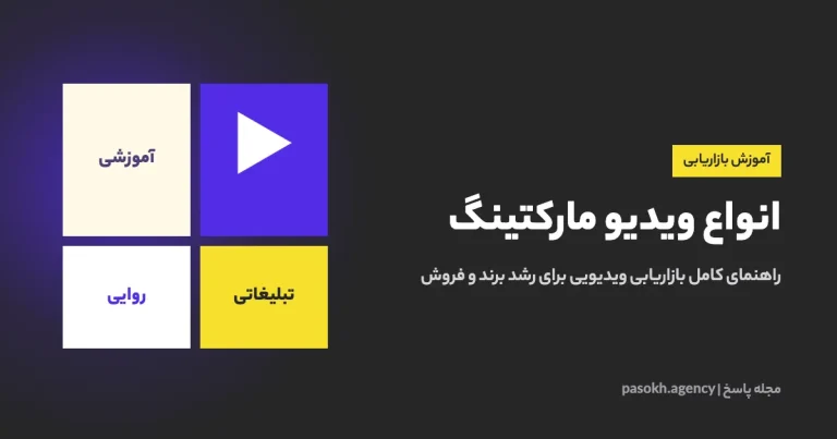 انواع ویدیو مارکتینگ — راهنمای کامل بازاریابی ویدیویی برای رشد برند و فروش